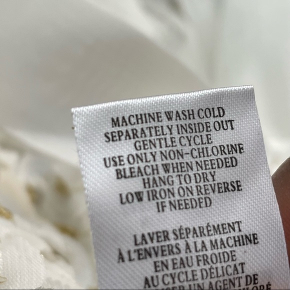 Blueberi Boulevard Girl’s Gold and White Formal Occasion Ruffle Dress Size 18m - Picture 10 of 10